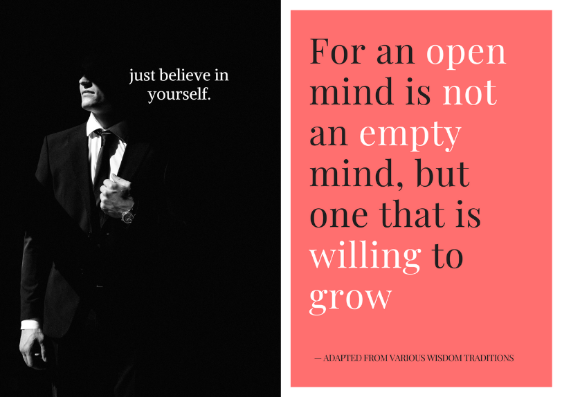 If we really have an open mind, especially in academia, and in practice, then we must ask harder questions!